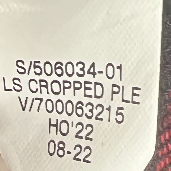 Banana Republic Sz M Long-Sleeve Piazza Flannel Shirt Button-Down Red Plaid - Picture 9 of 11